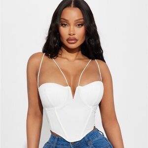 White Corset Top